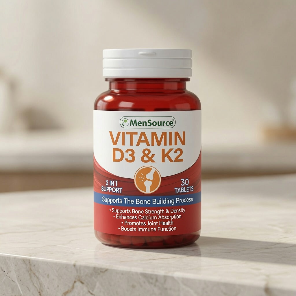 D3 K2 Vitamins for Bones Joint Calcium Absorption